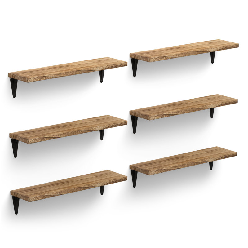 Tablette en bois massif Khorawa