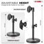 5 Core Mic Stand 3 in 1 Desktop Microphone Stands Adjustable Table Microfono Holder w Phone Clamp