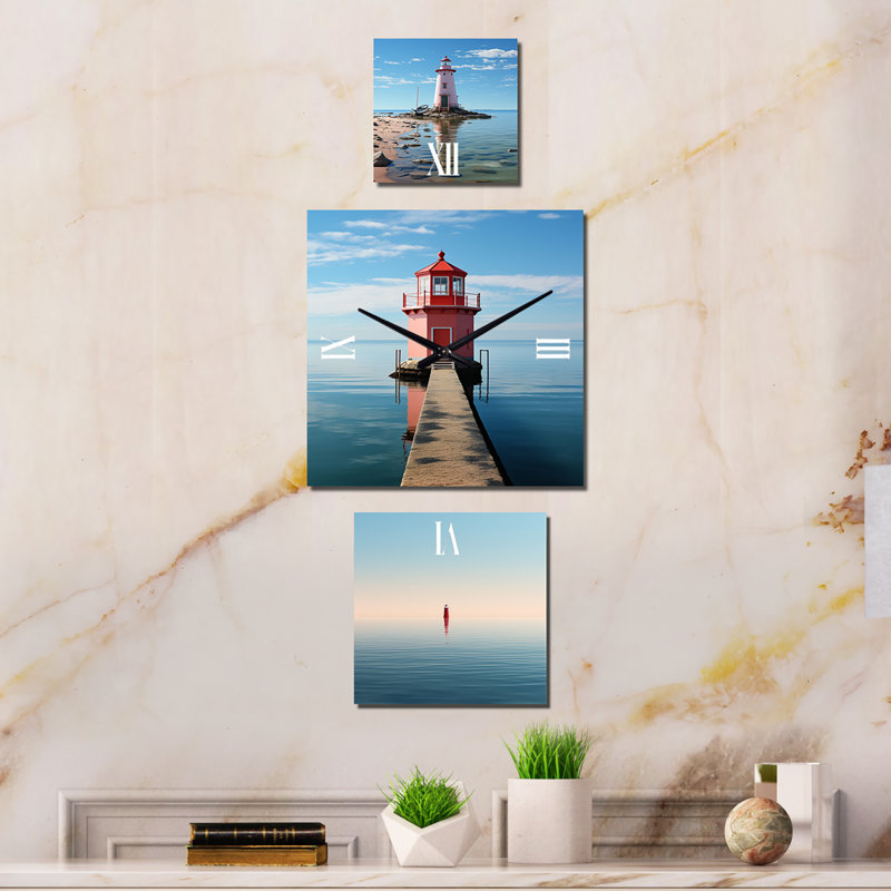 Jeilene Metal Wall Clock