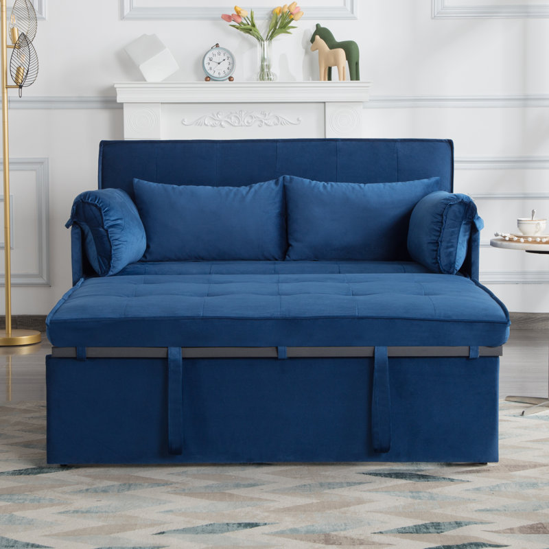 46" pull-out sleeper sofa, Gray