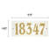 Woodgrain Mid-Century Rectangle Plaque, Standard Wall 1-line-94413653-94345453
