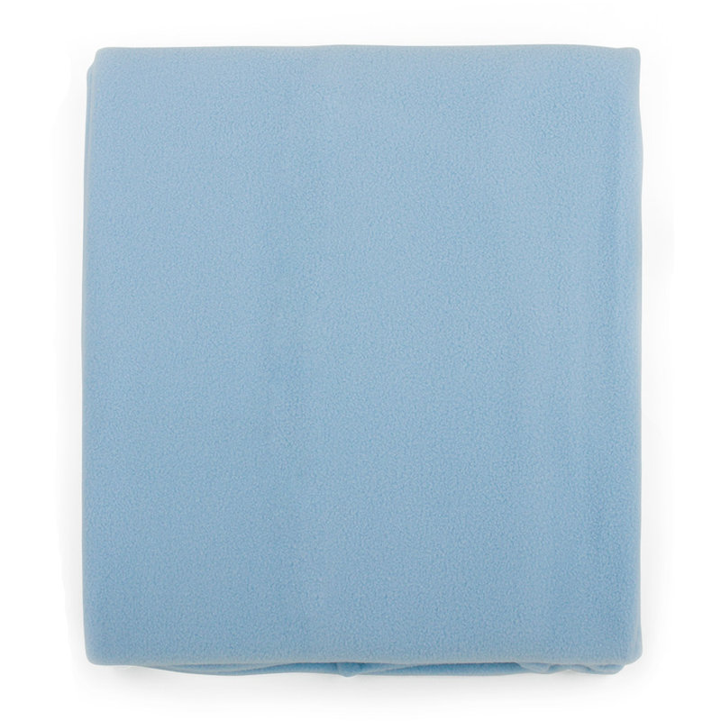 Gross 100% Micro Fibre Polyester Stroller Blanket, Blue
