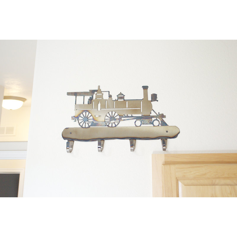 TRAIN ENGINE 4 HOOK COAT HOOK