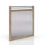 Miroir à affiche couleur sable