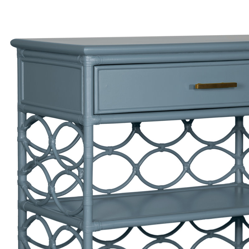Manning End Table, Regatta Blue
