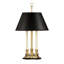 Thea 27.75" Antique Brass/White Table Lamp