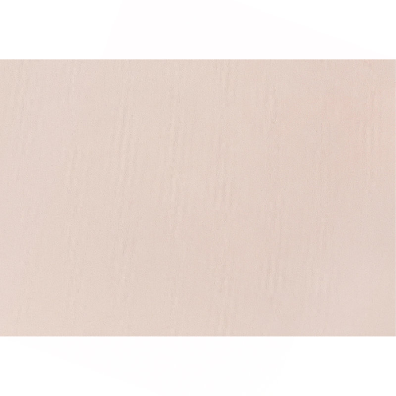 Lit, grand lit, tapissier, velours rose, pieds en métal chromé, Grand lit, Rose