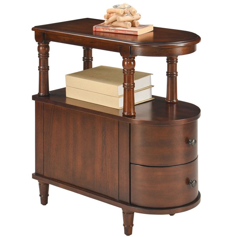Francom End Table, Cherry Walnut