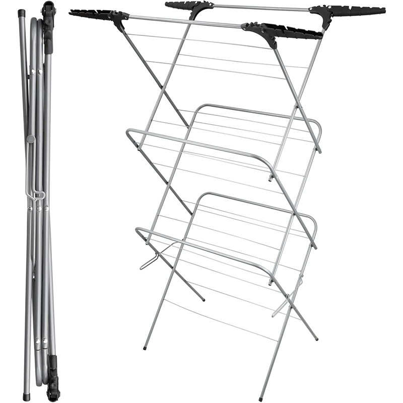 Folding Clothes Dryer Rack Airer Heavy Duty