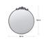Miroir de conception classique 36 "x 39" avec forme ronde et cadre d'inspiration baroque-1224566219