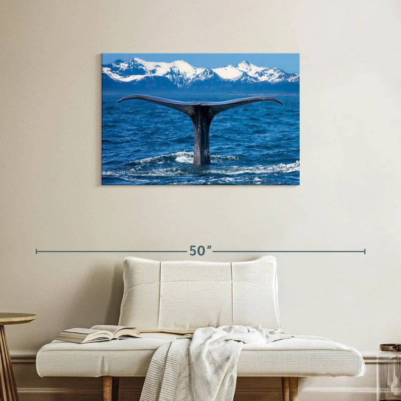 Brampt Monterey Bay Whale, 24" H x 36" W
