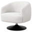 Fauteuil d'appoint pivotant rembourré
