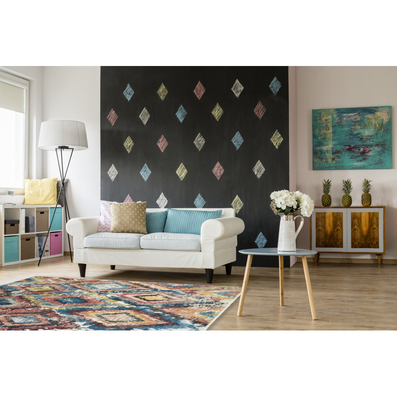Lilwenn Geometric Indoor Rug, Rectangle 9'2" x 12'6"