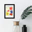 «Pink Modern Floral» par - Reproduction encadrée-68916750-68916751