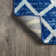 Oakden Ogee Fretwork Blue/Gray Rug