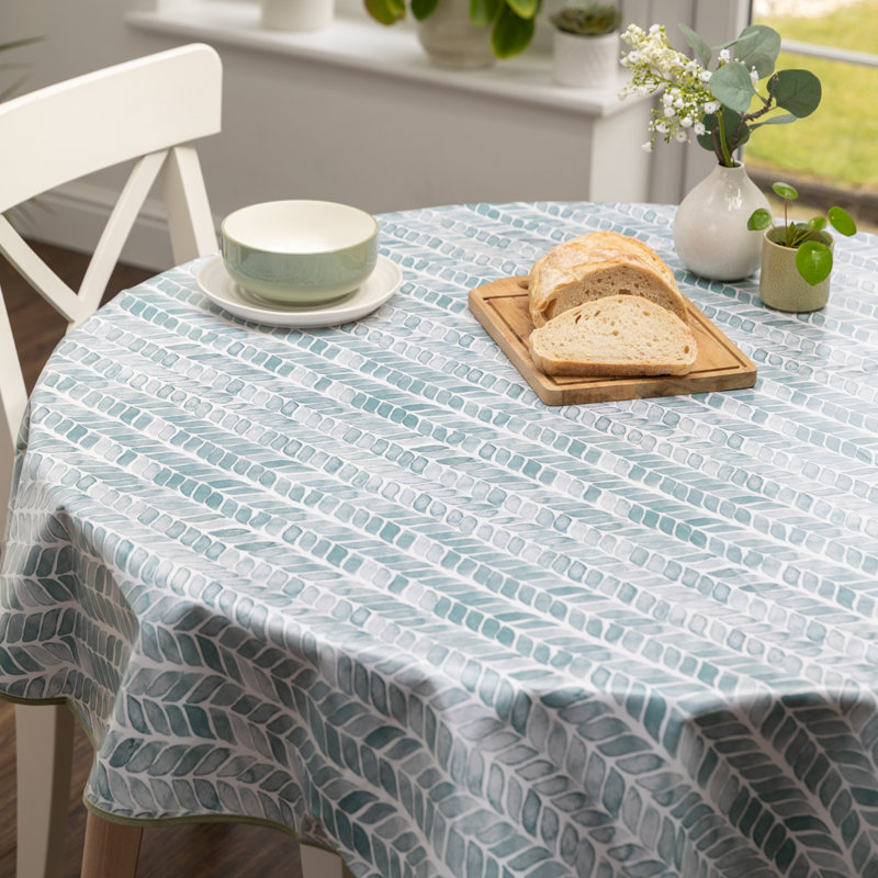 Japondi 140cm round Eco Line PVC Free Polyester Tablecloth