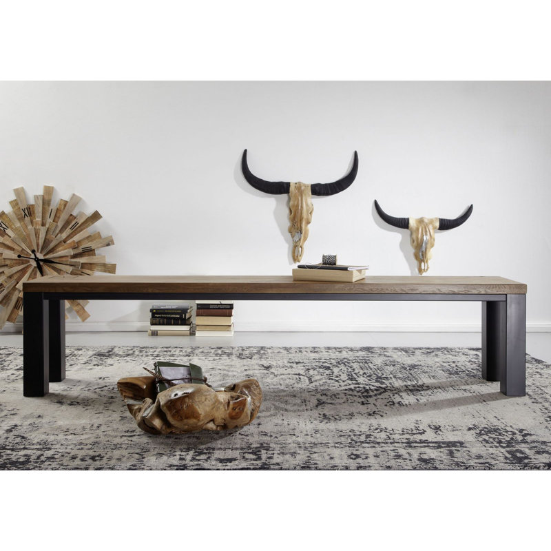 Villanders Solid Wood Bench, 45cm H x 160cm W x 35cm D