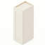 9" W x 30" H Soft White Shaker Ready-to-Assemble Wall Cabinet with Solid Wood Doors