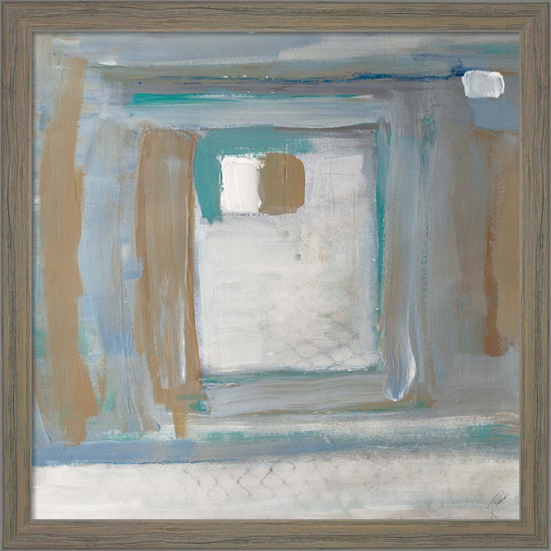 «Grey Squares» par Merri Pattinian, art encadré (ensemble de 2)