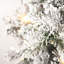 Vickerman 7.5' x 48" Flocked Slim Alaskan Artificial Unlit Christmas Tree with 1088 FlockedClassic PVC Tipsand Folding Metal Tree Stand. Assembly is required.-2056328346-2056328349-2056328350