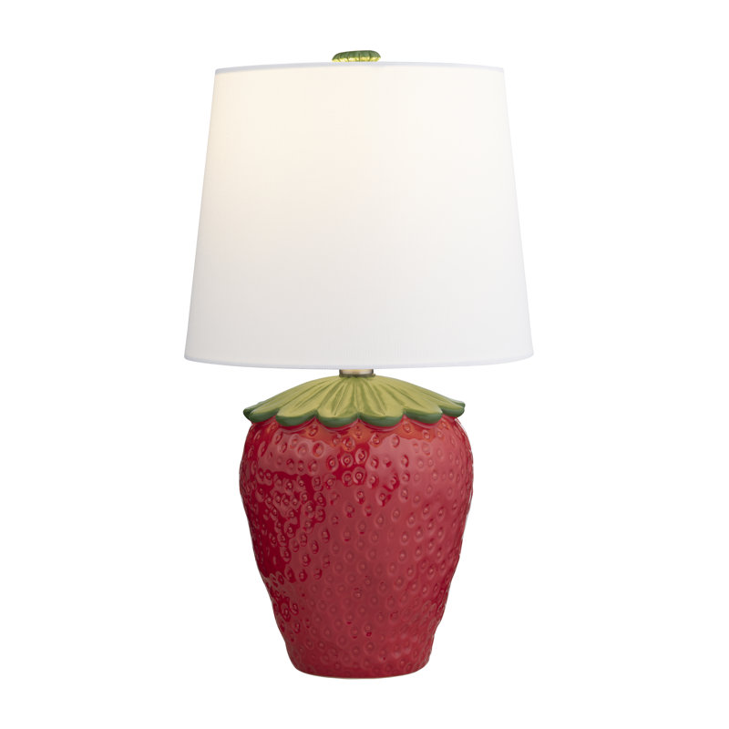 19.75"H Strawberry Table Lamp With Shade