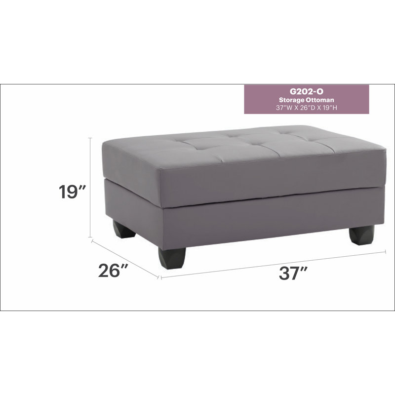 Repose-pieds Chic Chic, Gris