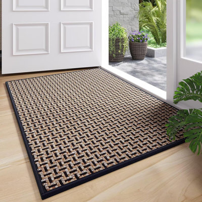 Door Mat Entrance 24x35, Dirt Resistant and Absorbent