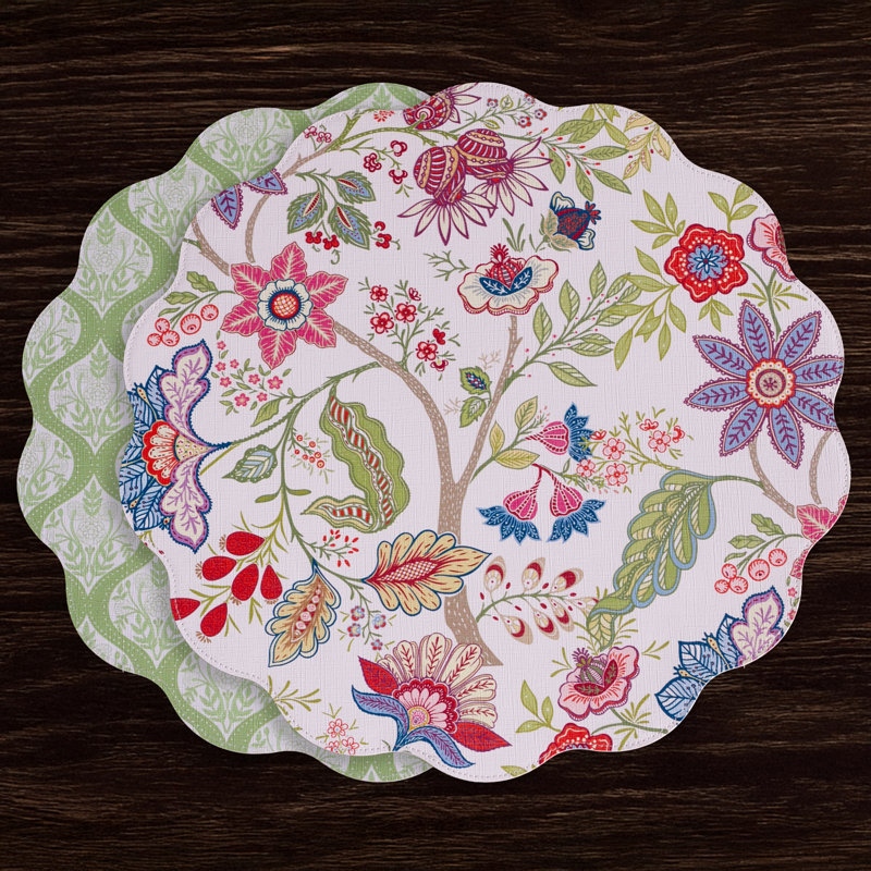 Vida Vinyl Round Placemats