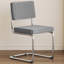 48.7cm H Houndstooth Dinning Chair in Black