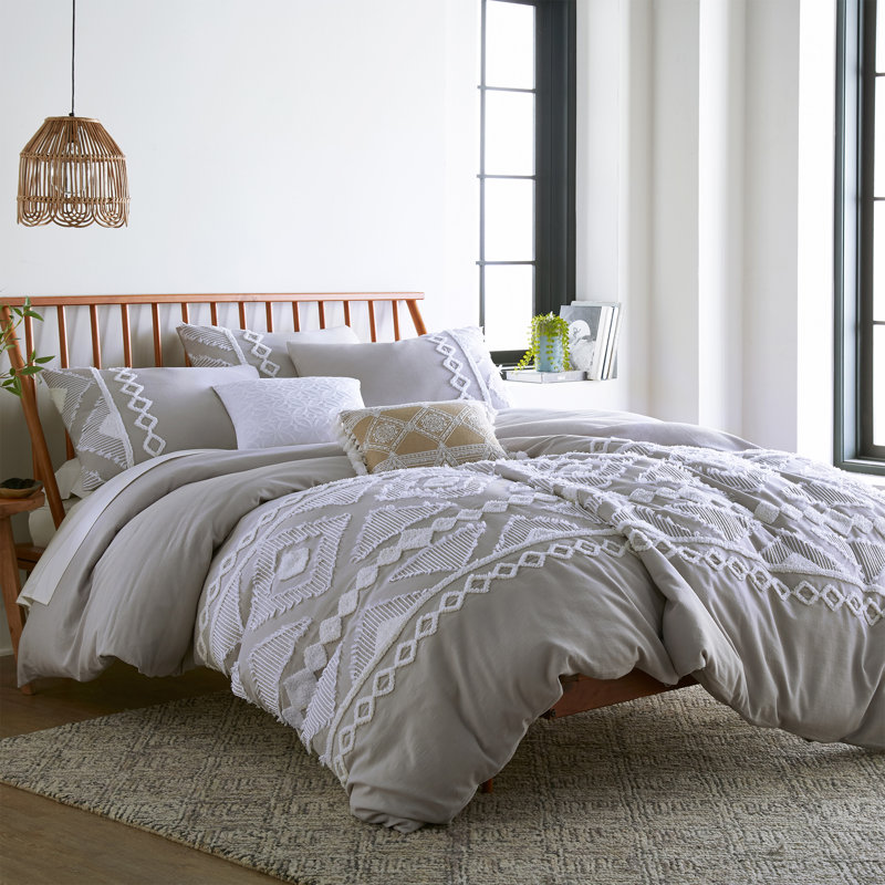 Harleson Grey Twin Comforter Set