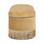 Banc de rangement ovale capitonné Bullion-1573679932