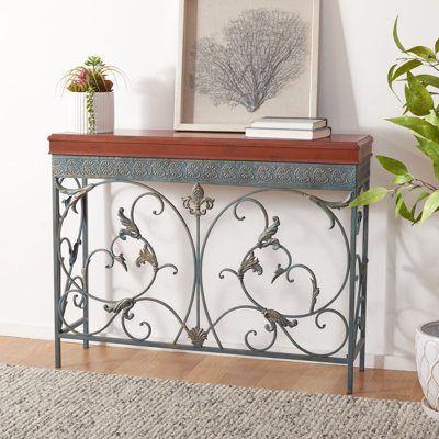 Console en bois massif 41,5 po