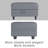 Tomario 25'' Fabric Storage Ottoman-472599292