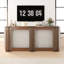 71 Inch Narrow Console Table Behind Couch, Fluted Skinny Entryway Table, Long Slim Sofa Table-2100104538
