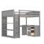 Lit mezzanine double pour enfants Rondae-1663489000