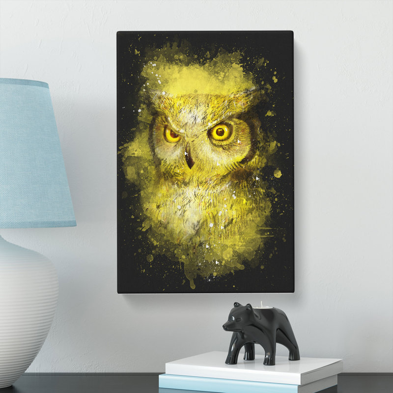 Sketch of an Owl - Wrapped Canvas, 60cm H x 40cm W x 4cm D