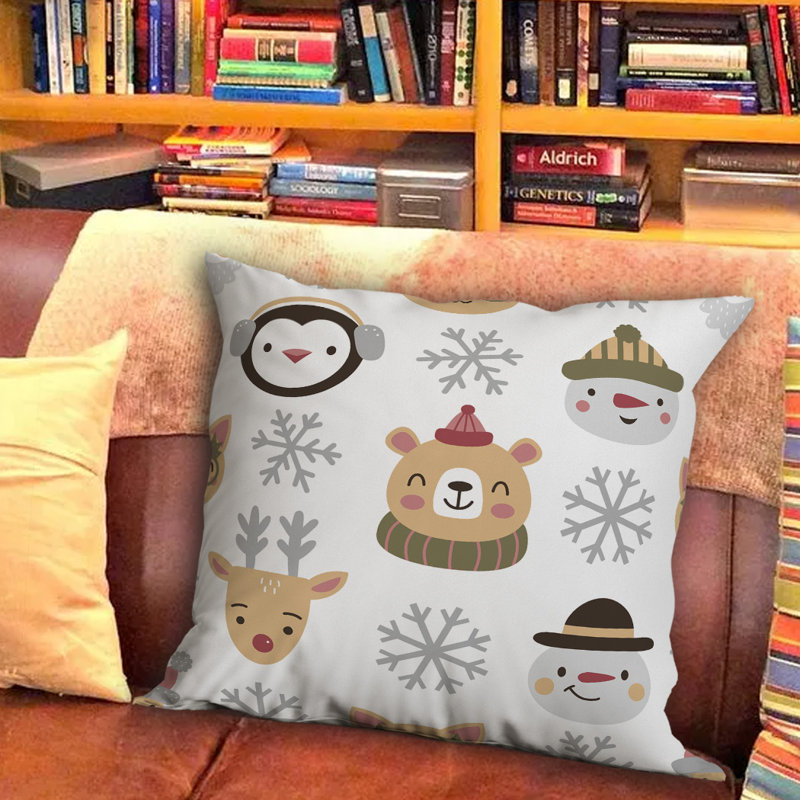 Outdoor Reversible Throw Pillow, 18" x 18"