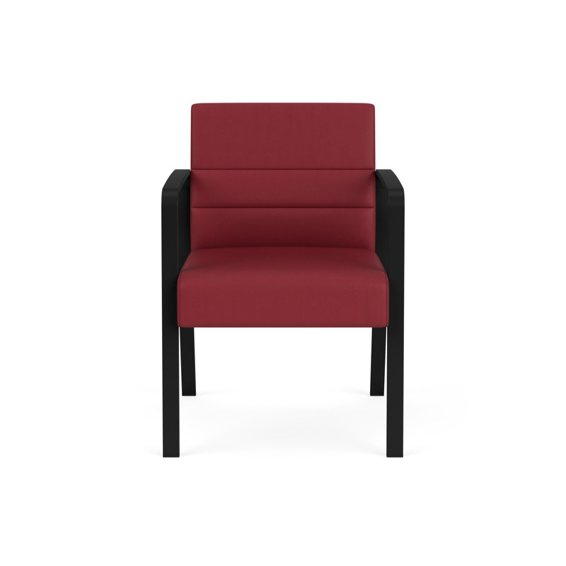 Cadre en métal pour chaise de réception Waterfall, Noir, Vinyle Patriot Plus Bordeaux