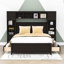 Lit plateforme double avec rangement Milpara-2085049277