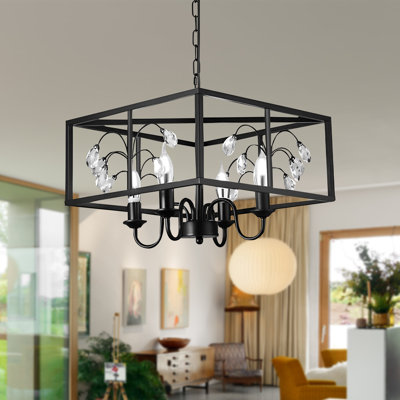 Giolanda 4 - Light Matte Black Geometric Pendant