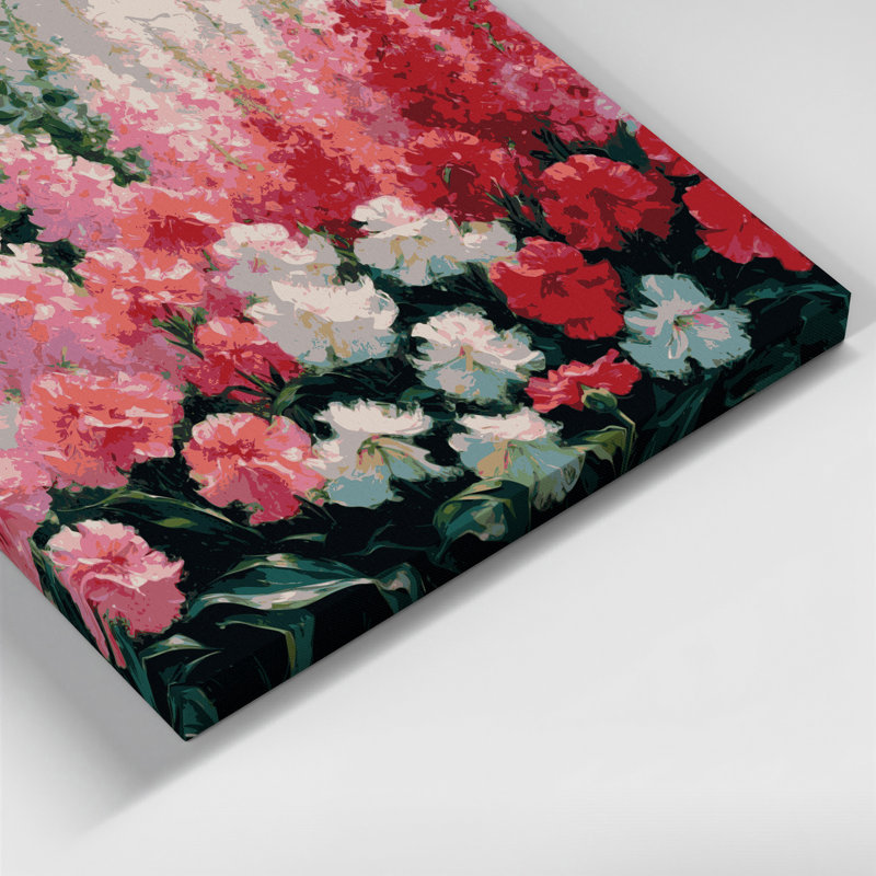 Impression sur toile Botanical Impatiens, H 11 po x l 14 po