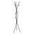 Coat Rack, Hall Tree, Free Standing, 11 Hooks, Entryway, 74"H, ,  Metal, Contemporary,-1273822332