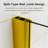 43 In. W * 58 In. H Frameless Folding Shower Doors For Bathtub-111798387