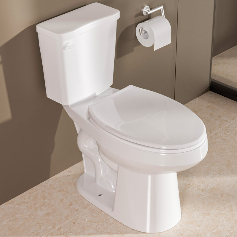 Toilette allongée deux pièces 1,28 GPF (économe en eau) (siège inclus)