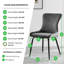 Illman Luxury Velvet Upholstered Dining Chair - Elegant Modern Deco Style-1400710050-1400710055