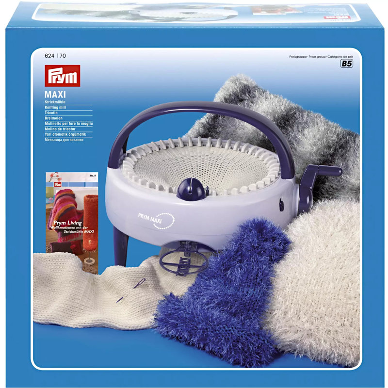 Prym MAXI Knitting Mill Machine for Knit Tubes & Flat Panels