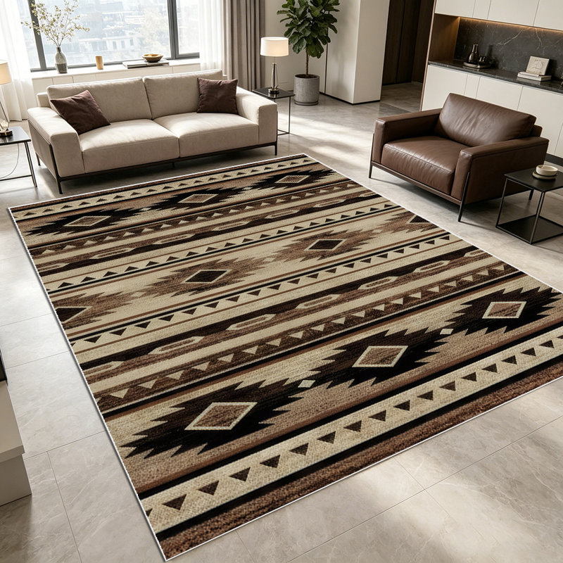 1PC Modern Abstract Geometric Curved Swirl Grey Yellow Black Tone area rugs for Living Room, Soft and Comfortable, Suitable for all seasons, easy-to-maintain, machine washable Indoor floor mat, Under Table Farmhouse suitable for dining table.