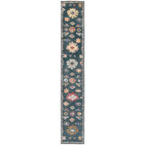 Geometric Area Rug in Blue/Beige