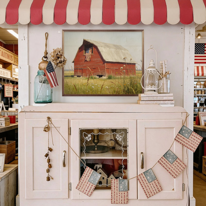 Red Barn Of The Heartland, H 8 po x l 10 po