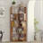Corner Book Shelf, 6 Tier Corner Bookshelf Etagere Bookcase With Baffle,  L Shaped Bookcase With Display Shelf Stand For Home Office, Living Room, Bedroom-1930258097-2087638834